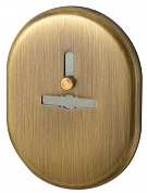 Картинка Декоративная накладка на сувальдный замок со шторкой ARMADILLO PS/VC-DEC (ATC Protector 1) AB-77 Бронза